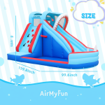 מתקן מתנפח פארק מים כריש 83046 - תמונה 3 | FUN4U מתנפחים