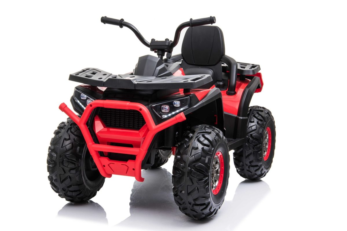 טרקטורון חשמלי לילדים XMX 12V בצבע אדום – מבט קדמי