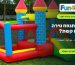מתנפח טירה צבעוני לחצר במדריך לבחירת מתנפח טירה או קשת של Fun4U