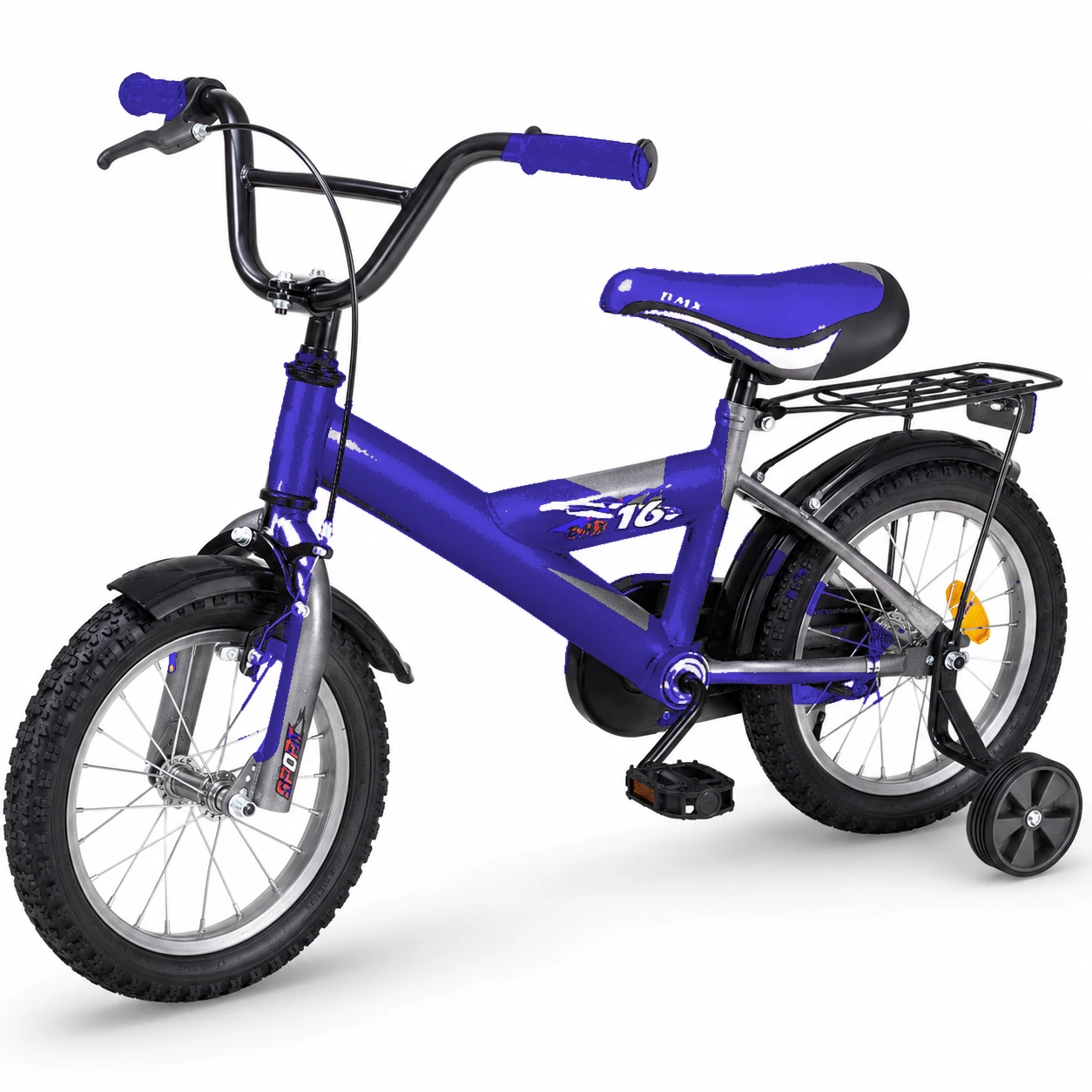 אופני ילדים BMX כחולים במידת גלגל 16 אינץ׳