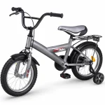 אופני ילדים BMX מבית N.S.N SPORT בצבע אפור, מידה 16 אינץ׳